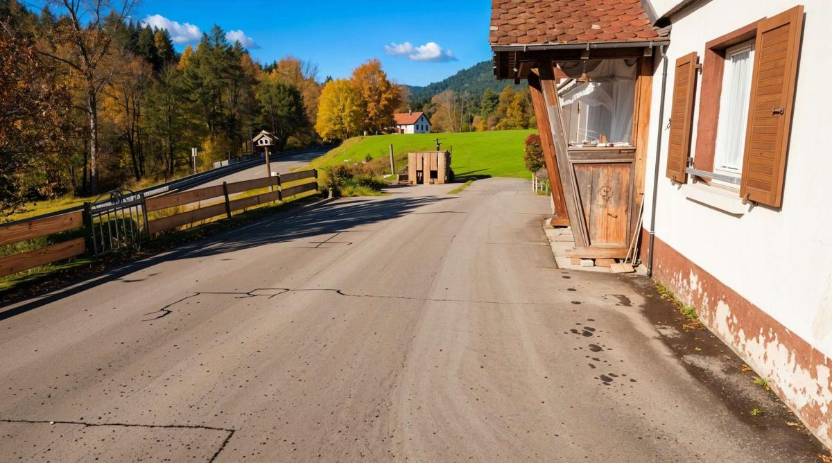 Einfahrt Hauseingang