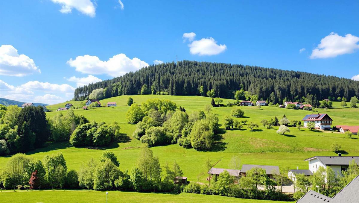 Ausblick vom Balkon