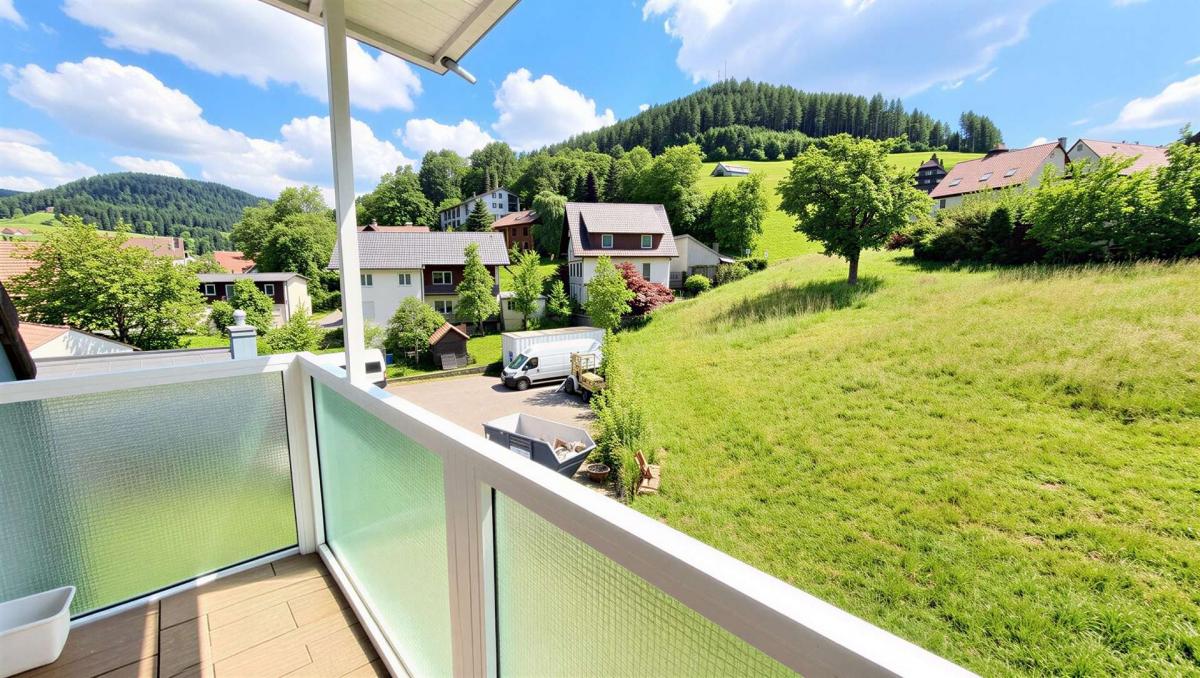 Whg. 2. OG Aussicht vom Balkon
