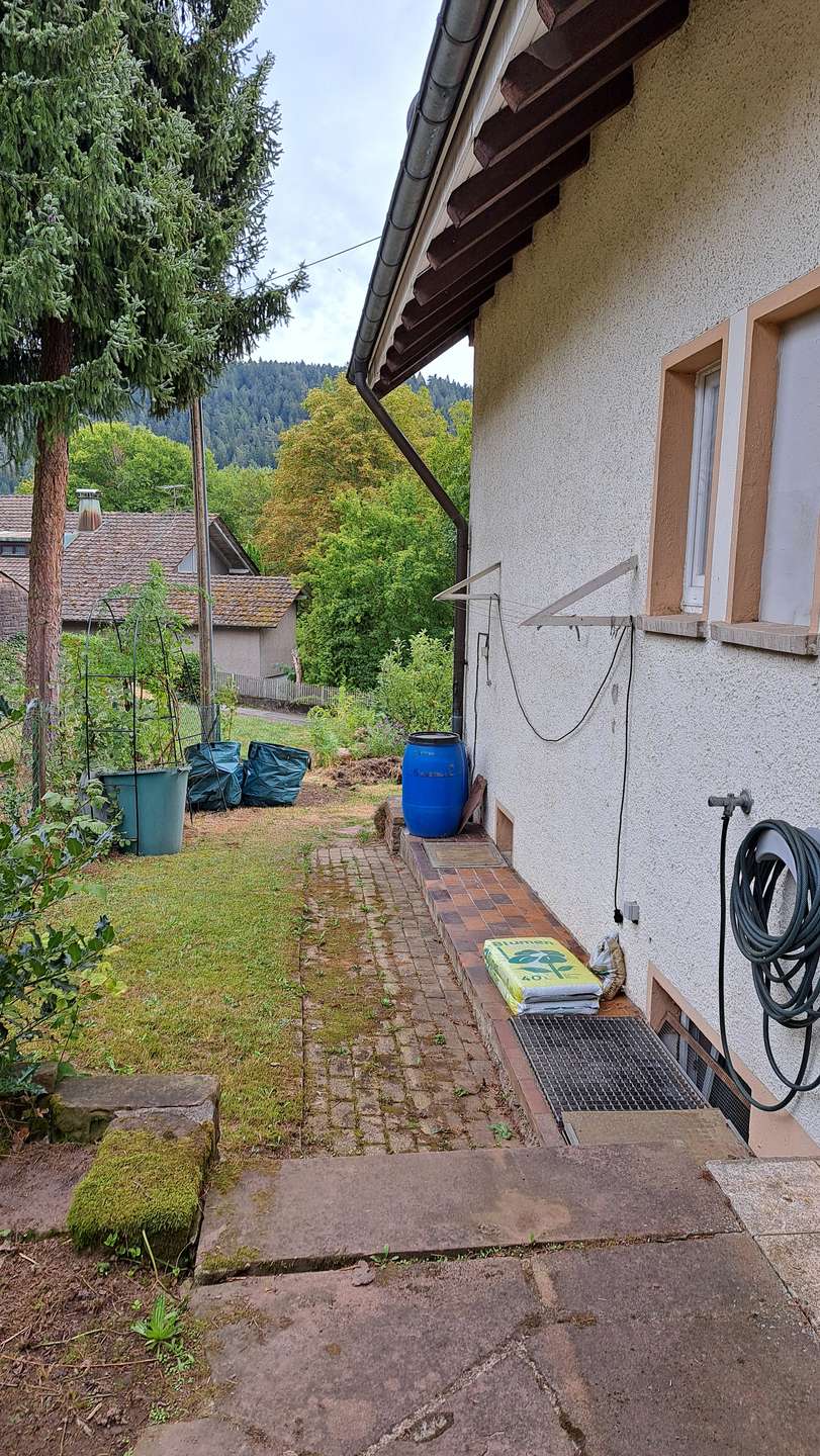 Zugang zum Garten vom OG
