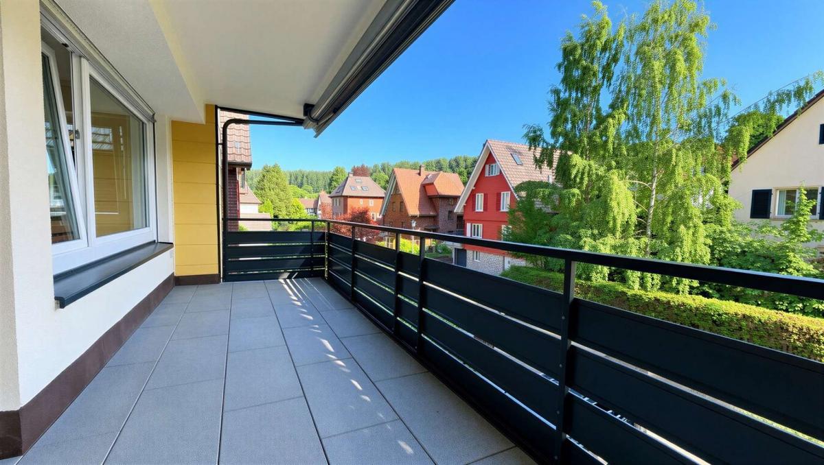 Balkon am Wohnzimmer