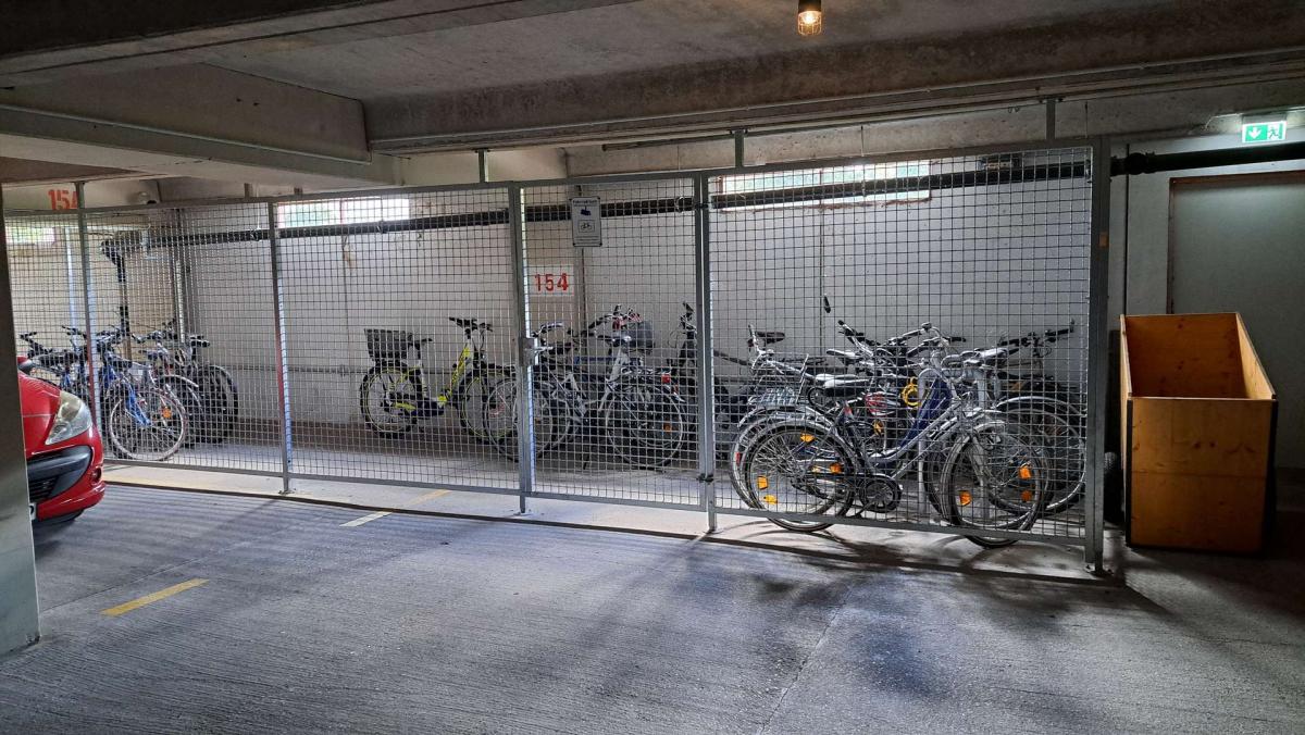 Fahrradkeller in der Tiefgarage