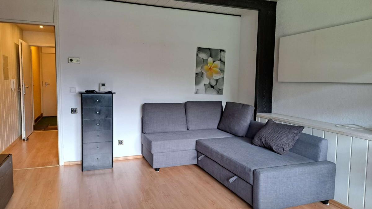 Wohnzimmer vermietete Wohnung