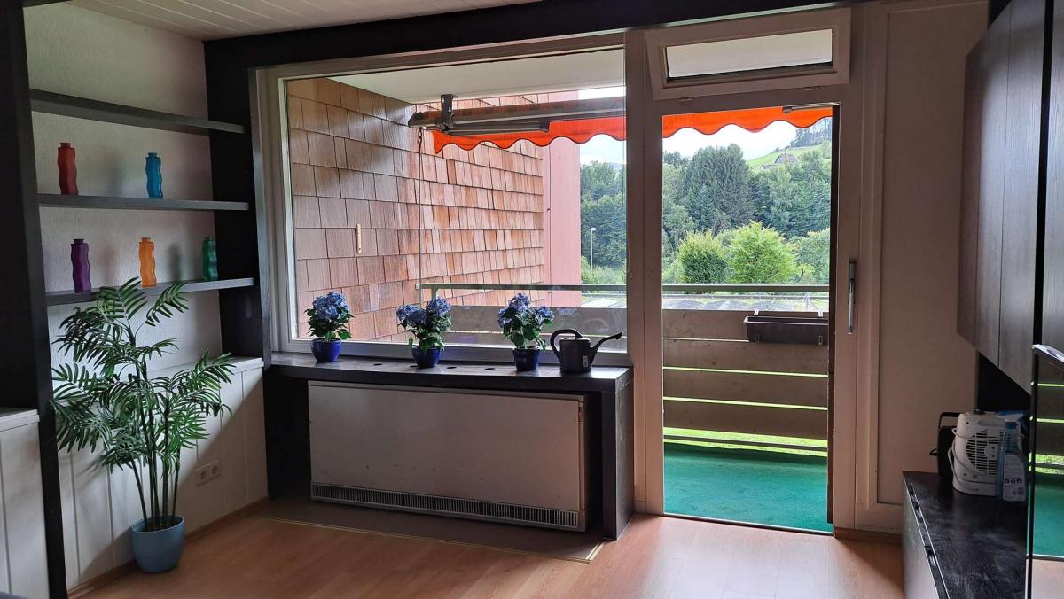 Wohnzimmer vermietete Wohnung