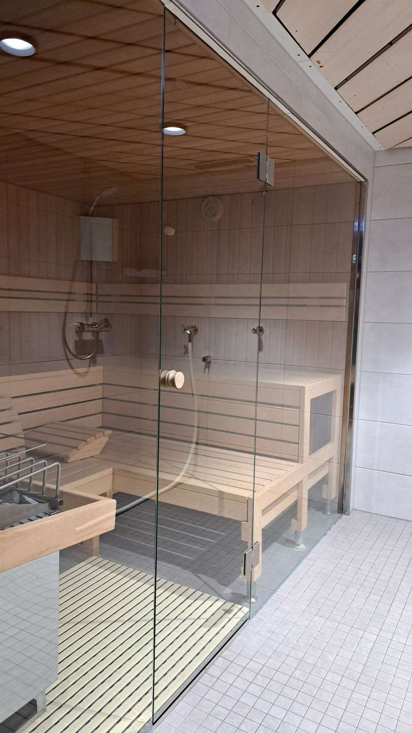 Sauna im Gebäude