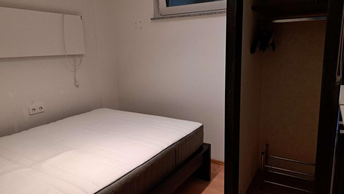 Schlafzimmer vermietete Wohnung